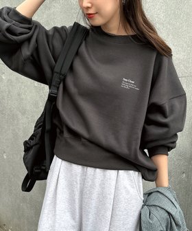 【アンドミー/andme】の裏起毛 ロゴ 刺繍 ワンポイント スウェット トップス 人気、トレンドファッション・服の通販 founy(ファニー) ファッション Fashion レディースファッション Fashion for Women トップス・カットソー Cut & Sew Tops レディースパーカー・カジュアルフーディー Casual Hoodies & Sweatshirts スウェット・クルーネックトップス Sweatshirts & Crewnecks / Relaxed Fit Sweat Tops ショルダー Shoulder, Shoulder Strap シンプル Simple, Minimal スウェット / スエット Sweatshirt, Sweatwear ドロップ Drop Shoulder, Dropped Style 長袖 Long Sleeve, Full Sleeve プリント Print, Printed Pattern リラックス Relax, Relaxed Fit ワンポイント One Point, Statement Accent |ID:prp329100004814377