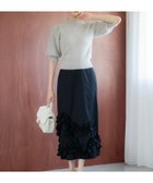 【ノエラ/Noela】のモチーフフリルタイトスカート ブラック|ID: prp329100004814381 ipo3291000000034965662