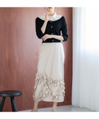 【ノエラ/Noela】のモチーフフリルタイトスカート ベージュ|ID: prp329100004814381 ipo3291000000034965666