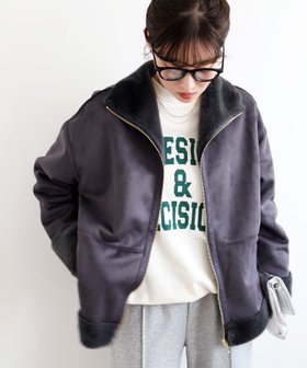 【ルクールブラン/le.coeur blanc】のフェイクムートンファーコート 人気、トレンドファッション・服の通販 founy(ファニー) ファッション Fashion レディースファッション Fashion for Women アウター Coat / Outerwear Collection コート・ロングコート・ピーコート Long Coats, Peacoats & More ジャケット Jacket, Outerwear フェイクムートン Faux Shearling, Faux Mouton フェミニン Feminine, Girly エレガント 上品 Elegant A/W・秋冬 Autumn/Winter |ID:prp329100004814389