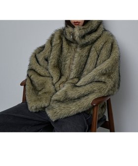 【ノミネ/NOMINE】のスタンドフェイクファーブルゾン 人気、トレンドファッション・服の通販 founy(ファニー) ファッション Fashion レディースファッション Fashion for Women アウター Coat / Outerwear Collection ブルゾンジャケット・スポーティアウター Blouson Jackets イエロー Yellow コンパクト Compact, Small Size デニム Denim, Jeans Material トレンド Trend, Trending Now バランス Balance, Style Balance フェイクファー Faux Fur, Imitation Fur ミックス Mix, Mixed Style ラグジュアリー Luxury, Elegant リアル Real, Realistic ロング Long, Long-Length ワイド Wide, Wide Fit 再入荷 Restock / Back in Stock |ID:prp329100004814397