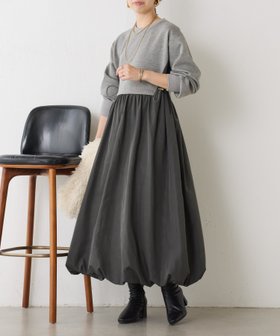 【ジェナ エスパス メルヴェイユ/Jena espace merveilleux】のダンボール切替バルーンワンピース 人気、トレンドファッション・服の通販 founy(ファニー) ファッション Fashion レディースファッション Fashion for Women ワンピース Dresses 切替 Switching, Contrast Panel シンプル Simple, Minimal スニーカー Sneakers, Trainers スマート Smart, Elegant バルーン Balloon, Balloon Silhouette フォルム Silhouette, Form リラックス Relax, Relaxed Fit 再入荷 Restock / Back in Stock おすすめ Recommended / Our Picks エレガント 上品 Elegant |ID:prp329100004814428