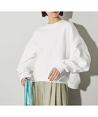 【シテン/CITEN】のCITEN ソデギャザーユルスウェット 人気、トレンドファッション・服の通販 founy(ファニー) ファッション Fashion レディースファッション Fashion for Women トップス・カットソー Cut & Sew Tops レディースパーカー・カジュアルフーディー Casual Hoodies & Sweatshirts スウェット・クルーネックトップス Sweatshirts & Crewnecks / Relaxed Fit Sweat Tops ギャザー Gathered, Ruffled ショルダー Shoulder, Shoulder Strap スウェット / スエット Sweatshirt, Sweatwear ドロップ Drop Shoulder, Dropped Style フィット Fit, Slim Fit ベーシック Basic, Essential A/W・秋冬 Autumn/Winter thumbnail WHITE|ID: prp329100004814435 ipo3291000000034966147