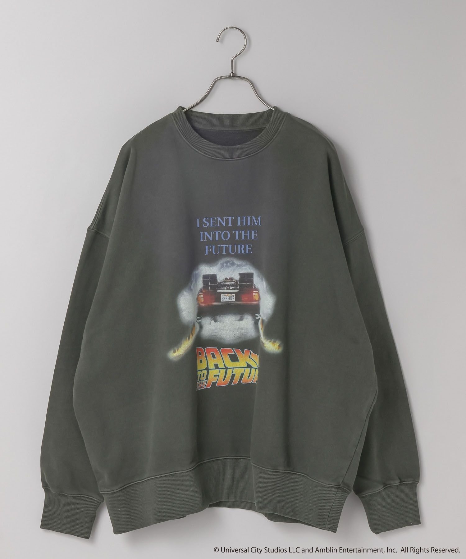 【ローリーズファーム/LOWRYS FARM】の【LFM】Back to the Future/スウェットクルーネック【UNISEX】 人気、トレンドファッション・服の通販 founy(ファニー) 　ファッション　Fashion　レディースファッション　Fashion for Women　トップス・カットソー　Cut & Sew Tops　レディースパーカー・カジュアルフーディー　Casual Hoodies & Sweatshirts　スウェット・クルーネックトップス　Sweatshirts & Crewnecks / Relaxed Fit Sweat Tops　ユニセックス　Unisex, Genderless　おすすめ　Recommended / Our Picks　シンプル　Simple, Minimal　スペシャル　Special, Limited Edition　プリント　Print, Printed Pattern　ボトム　Bottoms, Lower Wear　 other-1|ID: prp329100004814443 ipo3291000000034966218