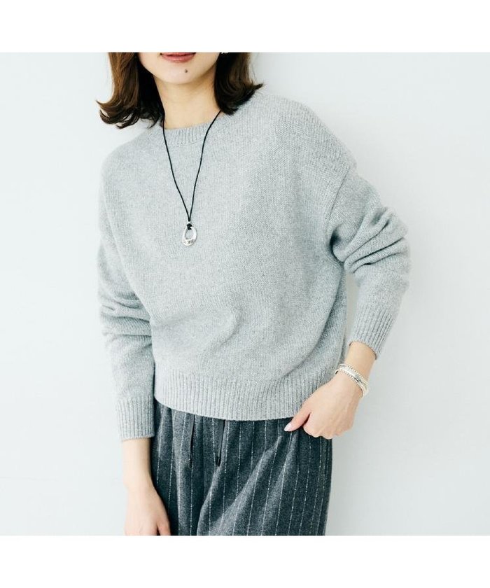 【アンタイトル/UNTITLED】の【セットアップ可/ゆったり】ウール混ラメニット インテリア・キッズ・メンズ・レディースファッション・服の通販 founy(ファニー) https://founy.com/ ファッション Fashion レディースファッション Fashion for Women トップス・カットソー Cut & Sew Tops ニット Knit Tops & Sweaters イタリア Italy コンパクト Compact, Small Size 今季 This Season, Current Season スタイリッシュ Stylish, Fashionable スマート Smart, Elegant セットアップ Set-Up, Coordinated Outfit トレンド Trend, Trending Now ペプラム Peplum, Flared Hem リラックス Relax, Relaxed Fit A/W・秋冬 Autumn/Winter おすすめ Recommended / Our Picks エレガント 上品 Elegant |ID: prp329100004814448 ipo3291000000035263542