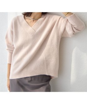 【リヴドロワ/RIVE DROITE】の【華やかな印象に】ヘアリーヤーン深Vネックニット 人気、トレンドファッション・服の通販 founy(ファニー) ファッション Fashion レディースファッション Fashion for Women トップス・カットソー Cut & Sew Tops ニット Knit Tops & Sweaters Vネックトップス V-Neck Tops / V-Cut Neckline Shirts 再入荷 Restock / Back in Stock おすすめ Recommended / Our Picks |ID:prp329100004814451