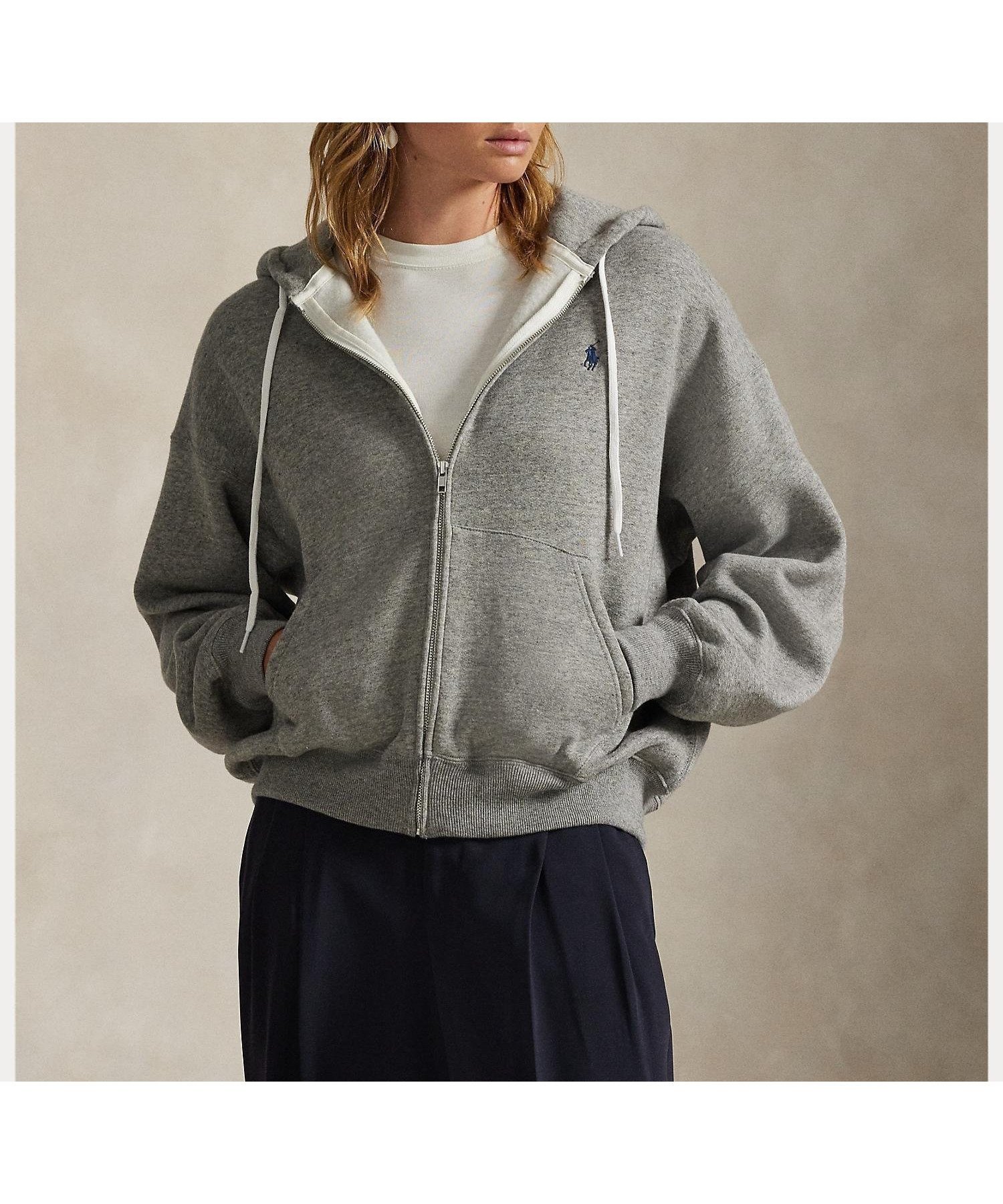 【ラルフローレン/RALPH LAUREN】のフリース フルジップ フーディ 人気、トレンドファッション・服の通販 founy(ファニー) 　ファッション　Fashion　レディースファッション　Fashion for Women　ショルダー　Shoulder, Shoulder Strap　ドロップ　Drop Shoulder, Dropped Style　ドローストリング　Drawstring, Pull Cord　フィット　Fit, Slim Fit　ポケット　Pocket, Pocket Detail　リラックス　Relax, Relaxed Fit　長袖　Long Sleeve, Full Sleeve　 other-1|ID: prp329100004814458 ipo3291000000034966538