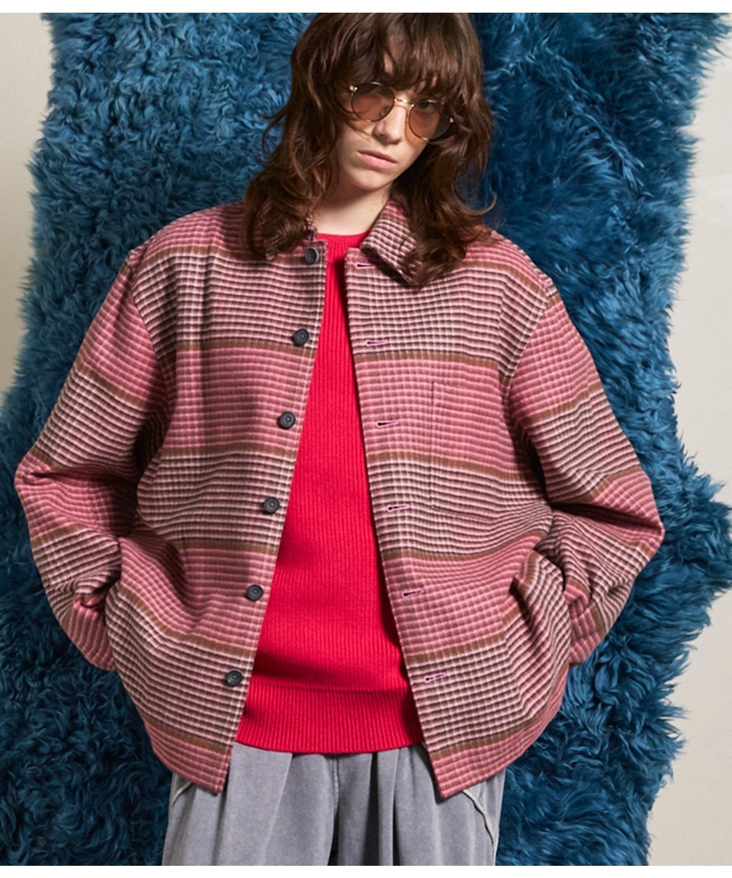 【メゾンスペシャル/MAISON SPECIAL】のPrime-Over Regular Collar Heavy-Weight Flannel Shirt インテリア・キッズ・メンズ・レディースファッション・服の通販 founy(ファニー) 　ファッション　Fashion　レディースファッション　Fashion for Women　トップス・カットソー　Cut & Sew Tops　シャツ・ブラウス・オフィスカジュアル　Elegant Blouses & Button-Ups　アウトドア　Outdoor Clothing　ヴィンテージ　Vintage Style　コンパクト　Compact, Small Size　ショルダー　Shoulder, Shoulder Strap　ジャケット　Jacket, Outerwear　スポーツ　Sports, Activewear　ドロップ　Drop Shoulder, Dropped Style　バランス　Balance, Style Balance　パターン　Pattern, Design Print　フィット　Fit, Slim Fit　ミリタリー　Military, Army Style　ワーク　Workwear, Utility Style　PNK|ID: prp329100004814461 ipo3291000000034966592