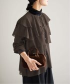 【イエナ/IENA】の《一部カラーWEB・一部店舗限定/追加》楊柳フリルブラウス 人気、トレンドファッション・服の通販 founy(ファニー) ファッション Fashion レディースファッション Fashion for Women トップス・カットソー Cut & Sew Tops シャツ・ブラウス・オフィスカジュアル Elegant Blouses & Button-Ups 2025年 2025 2025-2026秋冬・A/W Autumn/Winter 2025–26 AW25–26 シアー Sheer, See-Through シルバー Silver, Metallic Silver ドット Polka Dot, Dot Pattern フリル Frill, Ruffle リラックス Relax, Relaxed Fit thumbnail ブラウン A|ID: prp329100004814465 ipo3291000000034966754