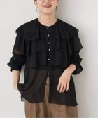 【イエナ/IENA】の《一部カラーWEB・一部店舗限定/追加》楊柳フリルブラウス 人気、トレンドファッション・服の通販 founy(ファニー) ファッション Fashion レディースファッション Fashion for Women トップス・カットソー Cut & Sew Tops シャツ・ブラウス・オフィスカジュアル Elegant Blouses & Button-Ups 2025年 2025 2025-2026秋冬・A/W Autumn/Winter 2025–26 AW25–26 シアー Sheer, See-Through シルバー Silver, Metallic Silver ドット Polka Dot, Dot Pattern フリル Frill, Ruffle リラックス Relax, Relaxed Fit thumbnail ブラック|ID: prp329100004814465 ipo3291000000034966755