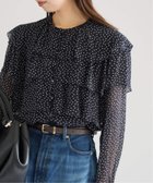 【イエナ/IENA】の《一部カラーWEB・一部店舗限定/追加》楊柳フリルブラウス 人気、トレンドファッション・服の通販 founy(ファニー) ファッション Fashion レディースファッション Fashion for Women トップス・カットソー Cut & Sew Tops シャツ・ブラウス・オフィスカジュアル Elegant Blouses & Button-Ups 2025年 2025 2025-2026秋冬・A/W Autumn/Winter 2025–26 AW25–26 シアー Sheer, See-Through シルバー Silver, Metallic Silver ドット Polka Dot, Dot Pattern フリル Frill, Ruffle リラックス Relax, Relaxed Fit thumbnail ネイビー A|ID: prp329100004814465 ipo3291000000034966757