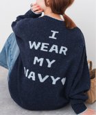 【スピック&スパン/Spick & Span】の《追加》ロゴインターシャニット 人気、トレンドファッション・服の通販 founy(ファニー) ファッション Fashion レディースファッション Fashion for Women トップス・カットソー Cut & Sew Tops ニット Knit Tops & Sweaters thumbnail ネイビー|ID: prp329100004814477 ipo3291000000034966999