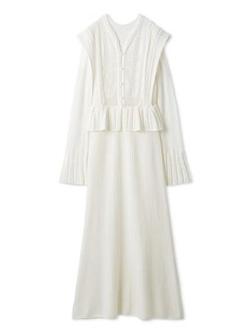 【リリーブラウン/Lily Brown】のスイッチングクロシェニットワンピース 人気、トレンドファッション・服の通販 founy(ファニー) ファッション Fashion レディースファッション Fashion for Women ワンピース Dresses ニットワンピース Knit Dresses インナー Innerwear キャミソール Camisole, Spaghetti Strap Top スマート Smart, Elegant レース Lace, Lace Fabric 人気 Popular, Best Seller 今季 This Season, Current Season 透かし Cut-Out, Lacework |ID:prp329100004814490