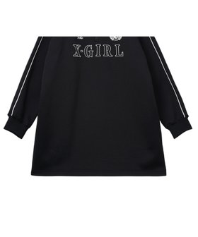 【エックスガール/X-girl】のHALF ZIP JERSEY DRESS 人気、トレンドファッション・服の通販 founy(ファニー) ファッション Fashion レディースファッション Fashion for Women ワンピース Dresses フォーマル・パーティードレス・結婚式用ドレス Elegant & Casual Dresses グラフィック Graphic, Graphic Design 長袖 Long Sleeve, Full Sleeve ベーシック Basic, Essential A/W・秋冬 Autumn/Winter |ID:prp329100004814498