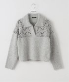 【ジャーナルスタンダード/JOURNAL STANDARD】のカギアミキリカエニットポロシャツ 人気、トレンドファッション・服の通販 founy(ファニー) ファッション Fashion レディースファッション Fashion for Women トップス・カットソー Cut & Sew Tops ニット Knit Tops & Sweaters シャツ・ブラウス・オフィスカジュアル Elegant Blouses & Button-Ups ポロシャツ・きれいめカジュアル Smart-Casual Polo Tops スマート Smart, Elegant デニム Denim, Jeans Material フェミニン Feminine, Girly ロング Long, Long-Length 冬 Winter / This Winter 透かし Cut-Out, Lacework thumbnail グレーB|ID: prp329100004814503 ipo3291000000034967421