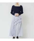 【ノエラ/Noela】のフリルドッキングワンピ ネイビー|ID: prp329100004814506 ipo3291000000034967432