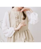 【クチュール ブローチ/Couture Brooch】の【ハレの日・通勤】フリルドッキング ペプラムブラウス 人気、トレンドファッション・服の通販 founy(ファニー) ファッション Fashion レディースファッション Fashion for Women トップス・カットソー Cut & Sew Tops シャツ・ブラウス・オフィスカジュアル Elegant Blouses & Button-Ups シフォン Chiffon, Lightweight Fabric スマート Smart, Elegant ドッキング Docking, Mixed Material パール Pearl, Pearl Accent フリル Frill, Ruffle フロント Front, Front Design ペプラム Peplum, Flared Hem エレガント 上品 Elegant ビジネス 仕事 通勤 Business / Work / Commuting thumbnail グレージュ|ID: prp329100004814510 ipo3291000000034967451