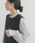 【アーバンリサーチ ドアーズ/URBAN RESEARCH DOORS】のピンタックフリルスタンドカラーブラウス 人気、トレンドファッション・服の通販 founy(ファニー) ファッション Fashion レディースファッション Fashion for Women トップス・カットソー Cut & Sew Tops シャツ・ブラウス・オフィスカジュアル Elegant Blouses & Button-Ups 2025年 2025 2025-2026秋冬・A/W Autumn/Winter 2025–26 AW25–26 冬 Winter / This Winter おすすめ Recommended / Our Picks インナー Innerwear カフス Cuff Design クラシック Classic, Timeless Style ジャケット Jacket, Outerwear スウェット / スエット Sweatshirt, Sweatwear スタンド Stand Collar, Upright Stand フリル Frill, Ruffle ロング Long, Long-Length エレガント 上品 Elegant A/W・秋冬 Autumn/Winter thumbnail ストライプ|ID: prp329100004814520 ipo3291000000034967535