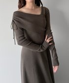 【ジュノア/JUNOAH】のmipiarl 2wayネックドレープフレアニットワンピース 人気、トレンドファッション・服の通販 founy(ファニー) ファッション Fashion レディースファッション Fashion for Women ワンピース Dresses ニットワンピース Knit Dresses thumbnail モカ|ID: prp329100004814523 ipo3291000000034967610