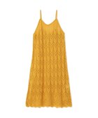 【エヌ ナチュラルビューティーベーシック/N.Natural Beauty basic】の透かし編みニットキャミワンピース 人気、トレンドファッション・服の通販 founy(ファニー) ファッション Fashion レディースファッション Fashion for Women ワンピース Dresses キャミソールワンピース Camisole Dresses カットソー Cut and Sewn Top 透かし Cut-Out, Lacework thumbnail イエロー5|ID: prp329100004814527 ipo3291000000034967637