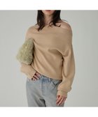 【バビロン/BABYLONE / KIDS】のオフショルハイゲージプルオーバー 人気、トレンドファッション・服の通販 founy(ファニー) ファッション Fashion キッズファッション Fashion for Kids トップス・カットソー Cut & Sew Tops インナー Innerwear 秋 Autumn ショルダー Shoulder, Shoulder Strap スラックス Slacks, Dress Pants ロング Long, Long-Length 再入荷 Restock / Back in Stock おすすめ Recommended / Our Picks thumbnail ベージュ55|ID: prp329100004814530 ipo3291000000034967692