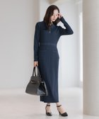 【アンデミュウ/Andemiu】のニットポロワンピース 人気、トレンドファッション・服の通販 founy(ファニー) ファッション Fashion レディースファッション Fashion for Women ワンピース Dresses スリット Slit, Slit Detail トレンド Trend, Trending Now ポケット Pocket, Pocket Detail ロング Long, Long-Length 切替 Switching, Contrast Panel thumbnail ネイビー|ID: prp329100004814531 ipo3291000000034967708