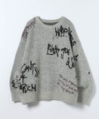 【ジーナシス/JEANASiS】の5G Doodleロゴプルオーバー 人気、トレンドファッション・服の通販 founy(ファニー) ファッション Fashion レディースファッション Fashion for Women トップス・カットソー Cut & Sew Tops カジュアルプルオーバー・ニットトップス Pullovers & Knit Tops / Casual Pullovers おすすめ Recommended / Our Picks グラフィック Graphic, Graphic Design デニム Denim, Jeans Material ボトム Bottoms, Lower Wear ワイド Wide, Wide Fit thumbnail グレー系その他|ID: prp329100004814535 ipo3291000000034967754