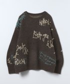 【ジーナシス/JEANASiS】の5G Doodleロゴプルオーバー 人気、トレンドファッション・服の通販 founy(ファニー) ファッション Fashion レディースファッション Fashion for Women トップス・カットソー Cut & Sew Tops カジュアルプルオーバー・ニットトップス Pullovers & Knit Tops / Casual Pullovers おすすめ Recommended / Our Picks グラフィック Graphic, Graphic Design デニム Denim, Jeans Material ボトム Bottoms, Lower Wear ワイド Wide, Wide Fit thumbnail ブラウン系その他|ID: prp329100004814535 ipo3291000000034967756