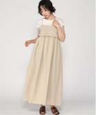 【ラナン/Ranan】のRanan/タックデザインキャミワンピ 人気、トレンドファッション・服の通販 founy(ファニー) ファッション Fashion レディースファッション Fashion for Women ワンピース Dresses キャミソールワンピース Camisole Dresses インナー Innerwear キャミワンピース Cami Dress, Slip Dress ロング Long, Long-Length 夏 Summer thumbnail ベージュ|ID: prp329100004814537 ipo3291000000034967772