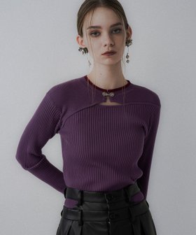 【ハレ/HARE】のチャイナパーツカットアウトニット 人気、トレンドファッション・服の通販 founy(ファニー) ファッション Fashion レディースファッション Fashion for Women トップス・カットソー Cut & Sew Tops ニット Knit Tops & Sweaters アクセサリー Fashion Accessories ウェーブ Wavy Pattern クール Cool, Chic ストレート Straight, Straight Cut タイトスカート Pencil Skirt, Tight Skirt 人気 Popular, Best Seller フレア Flare, Flared フロント Front, Front Design マーメイド Mermaid, Fishtail Silhouette メタル Metal, Metal Parts ロング Long, Long-Length ワイド Wide, Wide Fit おすすめ Recommended / Our Picks |ID:prp329100004814542