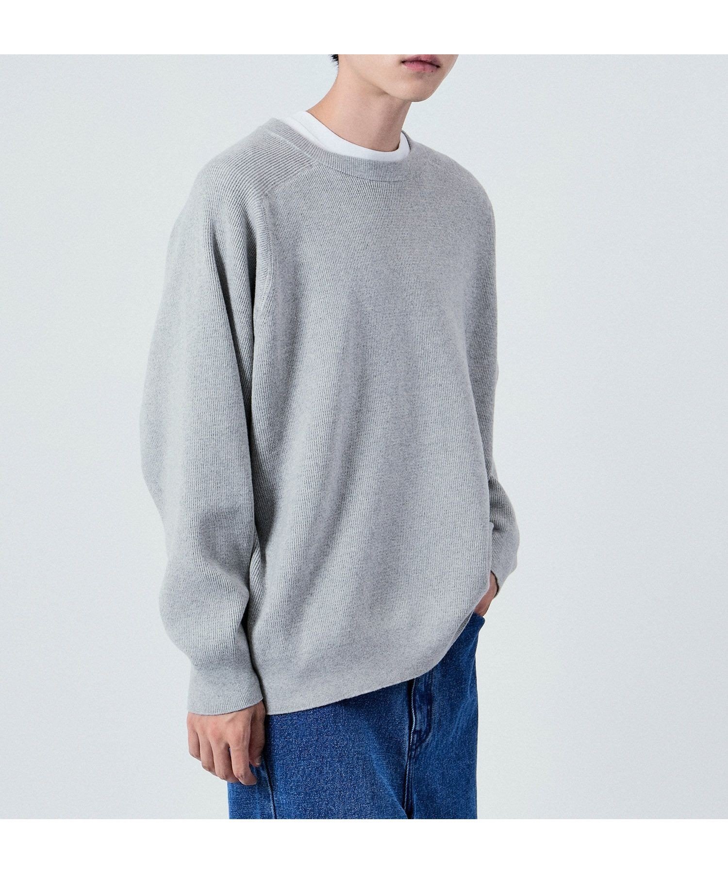 【アダム エ ロペ/ADAM ET ROPE'】のSWEAT LIKE REVERSIBLE KNIT 人気、トレンドファッション・服の通販 founy(ファニー) 　ファッション　Fashion　レディースファッション　Fashion for Women　トップス・カットソー　Cut & Sew Tops　ニット　Knit Tops & Sweaters　レディースパーカー・カジュアルフーディー　Casual Hoodies & Sweatshirts　スウェット・クルーネックトップス　Sweatshirts & Crewnecks / Relaxed Fit Sweat Tops　シンプル　Simple, Minimal　スウェット / スエット　Sweatshirt, Sweatwear　スリーブ　Sleeve, Long Sleeve / Short Sleeve　定番　Standard, Basic Item　バランス　Balance, Style Balance　フィット　Fit, Slim Fit　リバーシブル　Reversible, Two-Sided　おすすめ　Recommended / Our Picks　エレガント 上品　Elegant　 other-1|ID: prp329100004814545 ipo3291000000034967917