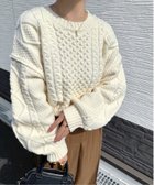 【ノッチ/notch】の【 notch. by KASUMI 】 ケーブルニット 人気、トレンドファッション・服の通販 founy(ファニー) ファッション Fashion レディースファッション Fashion for Women トップス・カットソー Cut & Sew Tops ニット Knit Tops & Sweaters コラボ Collaboration, Collab シンプル Simple, Minimal 人気 Popular, Best Seller バランス Balance, Style Balance ボトム Bottoms, Lower Wear ロング Long, Long-Length 2025年 2025 2025-2026秋冬・A/W Autumn/Winter 2025–26 AW25–26 thumbnail オフホワイト|ID: prp329100004814548 ipo3291000000034967984