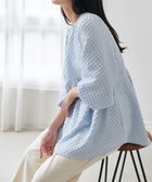 【ラナン/Ranan】のパール調ボタン付ジャカードフレアーチュニック 人気、トレンドファッション・服の通販 founy(ファニー) ファッション Fashion レディースファッション Fashion for Women トップス・カットソー Cut & Sew Tops パール Pearl, Pearl Accent フレア Flare, Flared ボトム Bottoms, Lower Wear ロング Long, Long-Length thumbnail ブルー|ID: prp329100004814549 ipo3291000000034967997