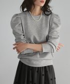 【ガール/GIRL】のショルダーギャザーラメトップス 人気、トレンドファッション・服の通販 founy(ファニー) ファッション Fashion レディースファッション Fashion for Women トップス・カットソー Cut & Sew Tops エレガント 上品 Elegant コンパクト Compact, Small Size シンプル Simple, Minimal スウェット / スエット Sweatshirt, Sweatwear デニム Denim, Jeans Material ロング Long, Long-Length 再入荷 Restock / Back in Stock thumbnail GRY|ID: prp329100004814565 ipo3291000000034968144