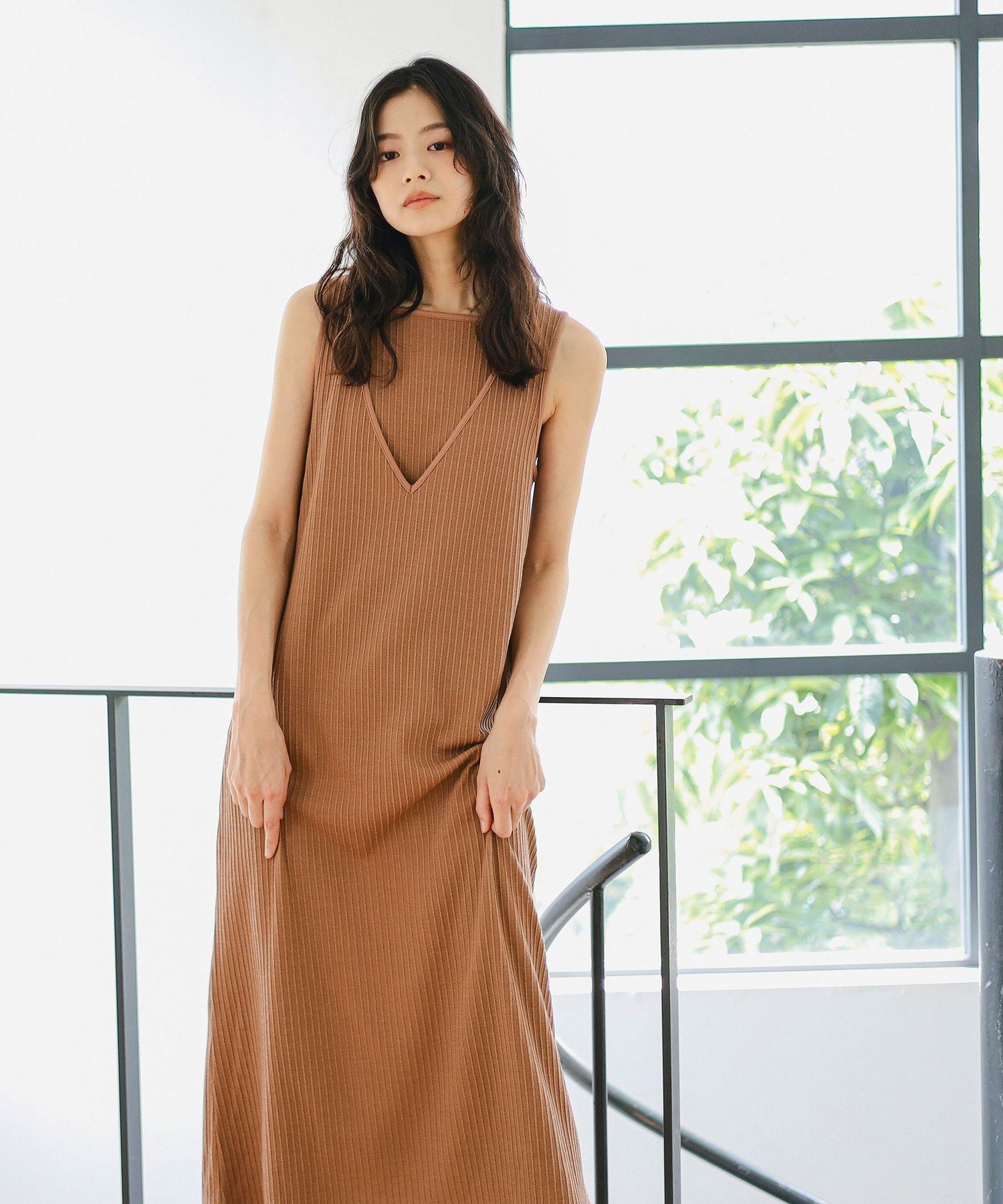 【ビーミングライフストアバイビームス/B:MING LIFE STORE by BEAMS】のレイヤード ワンピース(S~M) 25SS 2点セット 涼しい 旅行 リゾート リラックス 人気、トレンドファッション・服の通販 founy(ファニー) 　ファッション　Fashion　レディースファッション　Fashion for Women　ワンピース　Dresses　インナー　Innerwear　キャミソール　Camisole, Spaghetti Strap Top　デニム　Denim, Jeans Material　トレンド　Trend, Trending Now　リゾート　Resort, Vacation Style　リラックス　Relax, Relaxed Fit　楽ちん　Easy Fit, Comfortable　再入荷　Restock / Back in Stock　おすすめ　Recommended / Our Picks　旅行　Travel　2025年　2025　2025春夏・S/S　Spring/Summer 2025 SS25　 other-1|ID: prp329100004814569 ipo3291000000034968161