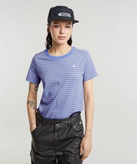 【ジースター ロゥ/G-Star RAW】のFront seam stripe r t 人気、トレンドファッション・服の通販 founy(ファニー) ファッション Fashion レディースファッション Fashion for Women オーガニック Organic Cotton ショート Short, Short Length スリーブ Sleeve, Long Sleeve / Short Sleeve バランス Balance, Style Balance プリント Print, Printed Pattern 無地 Plain, Solid Color |ID:prp329100004814584