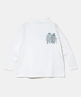 【ゴースローキャラバン/go slow caravan】のCOLORK/カラック 家族刺繍プリントロンTEE (WOMENS) 人気、トレンドファッション・服の通販 founy(ファニー) ファッション Fashion レディースファッション Fashion for Women トップス・カットソー Cut & Sew Tops ロングTシャツ・Tシャツ Longline T-Shirts & Tees インナー Innerwear シンプル Simple, Minimal スリーブ Sleeve, Long Sleeve / Short Sleeve プリント Print, Printed Pattern ベスト Vest, Waistcoat ボトルネック Bottle Neck, Mock Neck モチーフ Motif, Design Theme ロング Long, Long-Length |ID:prp329100004814592