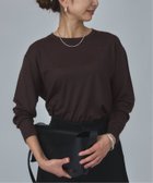 【ヴェルメイユ パー イエナ/VERMEIL par iena】のWOOL JERSEY クルーネックロングスリーブプルオーバー 人気、トレンドファッション・服の通販 founy(ファニー) ファッション Fashion レディースファッション Fashion for Women トップス・カットソー Cut & Sew Tops カジュアルプルオーバー・ニットトップス Pullovers & Knit Tops / Casual Pullovers 2026年 2026 インナー Innerwear シンプル Simple, Minimal セットアップ Set-Up, Coordinated Outfit 冬 Winter / This Winter 夏 Summer thumbnail ブラウン|ID: prp329100004814593 ipo3291000000034968286