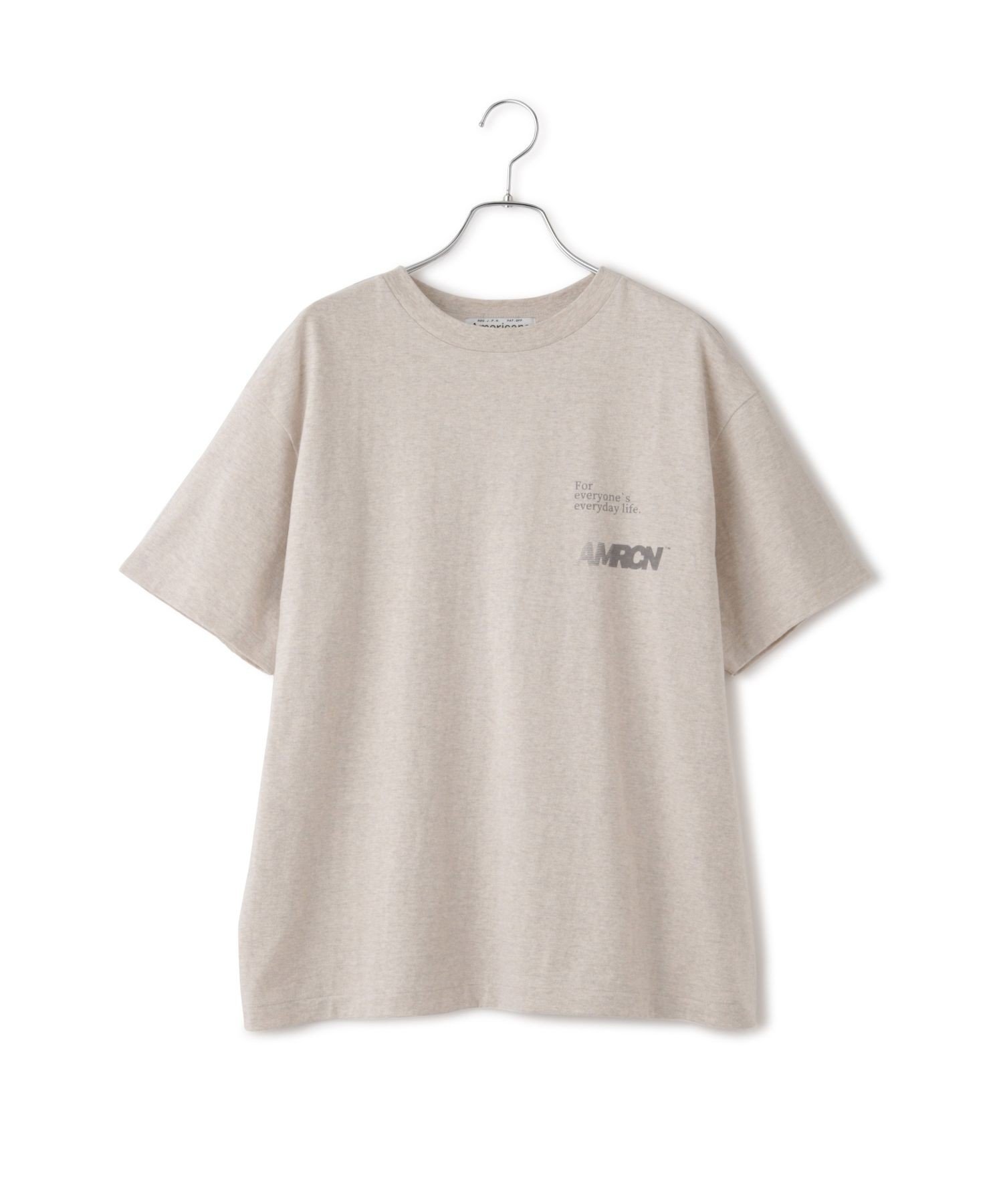 【サロン アダム エ ロペ/SALON adam et rope'】の【Americana(アメリカーナ)】ラフィー丸胴 プリントT / ポイントロゴ インテリア・キッズ・メンズ・レディースファッション・服の通販 founy(ファニー) 　ファッション　Fashion　レディースファッション　Fashion for Women　プリント　Print, Printed Pattern　オフホワイト(15)|ID: prp329100004814599 ipo3291000000034968330