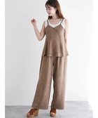 【ルディックパーク/LUDIC PARK】のSET スエードポンチラップ風キャミソール×ワイドパンツ 人気、トレンドファッション・服の通販 founy(ファニー) ファッション Fashion レディースファッション Fashion for Women パンツ Pants & Trousers インナー Innerwear キャミソール Camisole, Spaghetti Strap Top シアー Sheer, See-Through セットアップ Set-Up, Coordinated Outfit タートルネック Turtleneck, High Neck フェミニン Feminine, Girly ポケット Pocket, Pocket Detail 羽織 Haori, Light Jacket ラップ Wrap, Wrap Design ロング Long, Long-Length ワイド Wide, Wide Fit thumbnail モカ茶|ID: prp329100004814604 ipo3291000000034968372