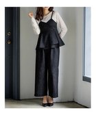 【ルディックパーク/LUDIC PARK】のSET スエードポンチラップ風キャミソール×ワイドパンツ 人気、トレンドファッション・服の通販 founy(ファニー) ファッション Fashion レディースファッション Fashion for Women パンツ Pants & Trousers インナー Innerwear キャミソール Camisole, Spaghetti Strap Top シアー Sheer, See-Through セットアップ Set-Up, Coordinated Outfit タートルネック Turtleneck, High Neck フェミニン Feminine, Girly ポケット Pocket, Pocket Detail 羽織 Haori, Light Jacket ラップ Wrap, Wrap Design ロング Long, Long-Length ワイド Wide, Wide Fit thumbnail 黒|ID: prp329100004814604 ipo3291000000034968373