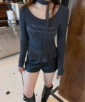 【チェルカ/CERCA】のNia/Nia(ニア)/【チョーカー付属】チェック柄レイヤード フリルカットソー 人気、トレンドファッション・服の通販 founy(ファニー) ファッション Fashion レディースファッション Fashion for Women トップス・カットソー Cut & Sew Tops カットソー・ベーシックTシャツ Cut-and-Sewn Tops / Stretch Tees & Basics ガーリー Girly, Feminine Style コーデュロイ Corduroy, Cord Fabric チェック Check, Plaid, Tartan トレンド Trend, Trending Now フィット Fit, Slim Fit フリル Frill, Ruffle プリーツ Pleats, Pleated マフラー Scarf, Muffler リボン Ribbon, Bow レース Lace, Lace Fabric 冬 Winter / This Winter A/W・秋冬 Autumn/Winter 再入荷 Restock / Back in Stock |ID:prp329100004814607