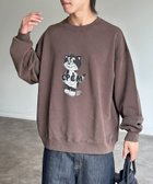 【シーピーシーエム/CPCM】の【ANYMAL】マスコットキャラスウェット 人気、トレンドファッション・服の通販 founy(ファニー) ファッション Fashion レディースファッション Fashion for Women トップス・カットソー Cut & Sew Tops レディースパーカー・カジュアルフーディー Casual Hoodies & Sweatshirts スウェット・クルーネックトップス Sweatshirts & Crewnecks / Relaxed Fit Sweat Tops ガーリー Girly, Feminine Style キャラクター Character, Licensed Characters スウェット / スエット Sweatshirt, Sweatwear チュニック Tunic, Long Top ネコ Cat, Feline Motif ブルゾン Blouson, Bomber Jacket ミリタリー Military, Army Style ライナー Liner, Inner Layer おすすめ Recommended / Our Picks thumbnail ブラウン|ID: prp329100004814610 ipo3291000000034968417