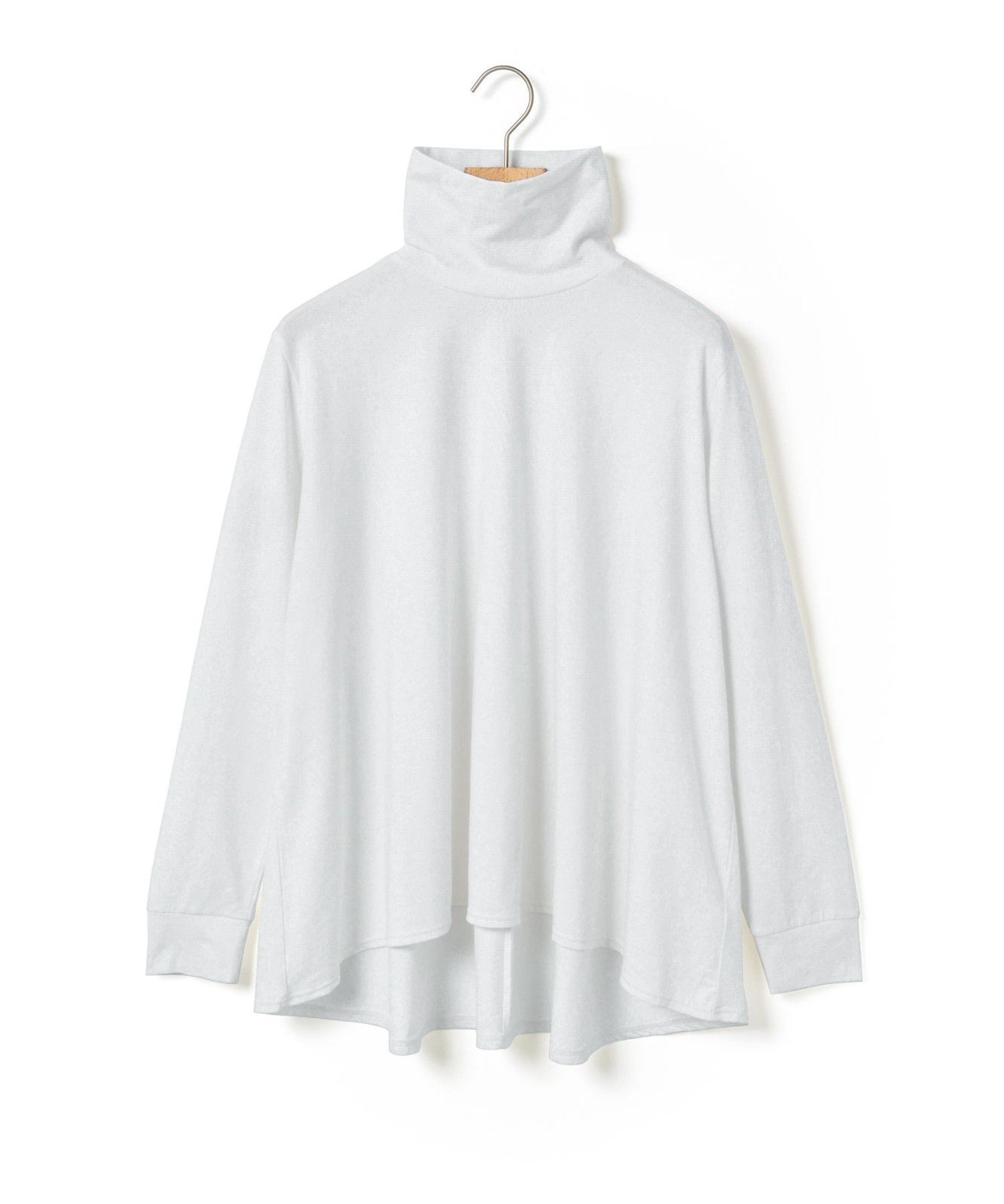 【マーコート/MARcourt】のMidiUmi ハイネックフレアプルオーバー インテリア・キッズ・メンズ・レディースファッション・服の通販 founy(ファニー) ファッション Fashion レディースファッション Fashion for Women トップス・カットソー Cut & Sew Tops カジュアルプルオーバー・ニットトップス Pullovers & Knit Tops / Casual Pullovers おすすめ Recommended / Our Picks インナー Innerwear ハイネック High Neck, Mock Neck ベーシック Basic, Essential ポケット Pocket, Pocket Detail 無地 Plain, Solid Color 長袖 Long Sleeve, Full Sleeve ライトグレー|ID: prp329100004814907 ipo3291000000034971915