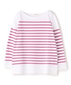 【トゥモローランド/TOMORROWLAND】のコットンボーダー ボートネックプルオーバー 人気、トレンドファッション・服の通販 founy(ファニー) ファッション Fashion レディースファッション Fashion for Women トップス・カットソー Cut & Sew Tops カジュアルプルオーバー・ニットトップス Pullovers & Knit Tops / Casual Pullovers 2022年 2022 2022 春夏 S/S Spring/Summer 2022 SS22 コンパクト Compact, Small Size トレンド Trend, Trending Now バランス Balance, Style Balance ベーシック Basic, Essential ボーダー Border, Stripe thumbnail 32 ピンク系|ID: prp329100004814945 ipo3291000000034971972