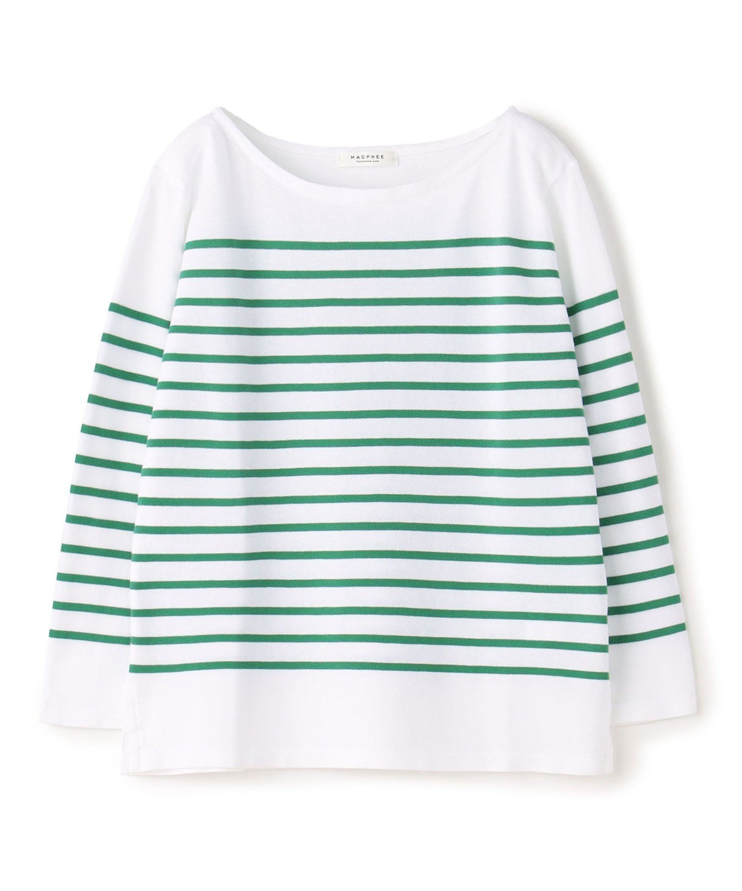 【トゥモローランド/TOMORROWLAND】のコットンボーダー ボートネックプルオーバー インテリア・キッズ・メンズ・レディースファッション・服の通販 founy(ファニー) 　ファッション　Fashion　レディースファッション　Fashion for Women　トップス・カットソー　Cut & Sew Tops　カジュアルプルオーバー・ニットトップス　Pullovers & Knit Tops / Casual Pullovers　2022年　2022　2022 春夏 S/S　Spring/Summer 2022 SS22　コンパクト　Compact, Small Size　トレンド　Trend, Trending Now　バランス　Balance, Style Balance　ベーシック　Basic, Essential　ボーダー　Border, Stripe　56 カーキ系|ID: prp329100004814945 ipo3291000000034971975