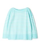 【トゥモローランド/TOMORROWLAND】のコットンボーダー ボートネックプルオーバー 人気、トレンドファッション・服の通販 founy(ファニー) ファッション Fashion レディースファッション Fashion for Women トップス・カットソー Cut & Sew Tops カジュアルプルオーバー・ニットトップス Pullovers & Knit Tops / Casual Pullovers 2022年 2022 2022 春夏 S/S Spring/Summer 2022 SS22 コンパクト Compact, Small Size トレンド Trend, Trending Now バランス Balance, Style Balance ベーシック Basic, Essential ボーダー Border, Stripe thumbnail 62 ライトブルー系|ID: prp329100004814945 ipo3291000000034971977