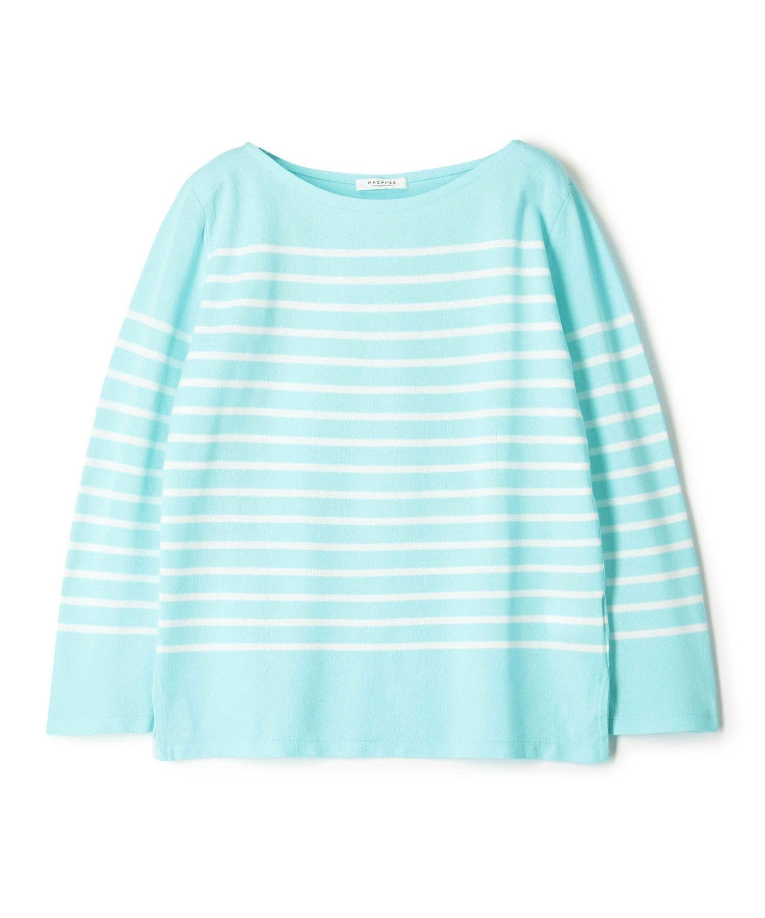 【トゥモローランド/TOMORROWLAND】のコットンボーダー ボートネックプルオーバー インテリア・キッズ・メンズ・レディースファッション・服の通販 founy(ファニー) 　ファッション　Fashion　レディースファッション　Fashion for Women　トップス・カットソー　Cut & Sew Tops　カジュアルプルオーバー・ニットトップス　Pullovers & Knit Tops / Casual Pullovers　2022年　2022　2022 春夏 S/S　Spring/Summer 2022 SS22　コンパクト　Compact, Small Size　トレンド　Trend, Trending Now　バランス　Balance, Style Balance　ベーシック　Basic, Essential　ボーダー　Border, Stripe　62 ライトブルー系|ID: prp329100004814945 ipo3291000000034971977