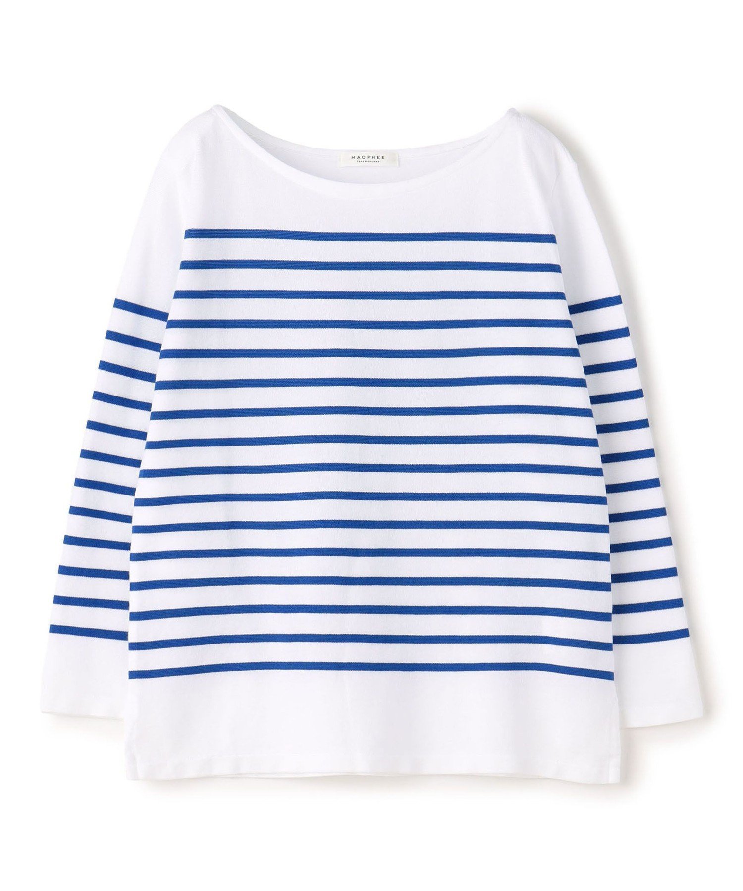 【トゥモローランド/TOMORROWLAND】のコットンボーダー ボートネックプルオーバー インテリア・キッズ・メンズ・レディースファッション・服の通販 founy(ファニー) 　ファッション　Fashion　レディースファッション　Fashion for Women　トップス・カットソー　Cut & Sew Tops　カジュアルプルオーバー・ニットトップス　Pullovers & Knit Tops / Casual Pullovers　2022年　2022　2022 春夏 S/S　Spring/Summer 2022 SS22　コンパクト　Compact, Small Size　トレンド　Trend, Trending Now　バランス　Balance, Style Balance　ベーシック　Basic, Essential　ボーダー　Border, Stripe　64 ブルー系|ID: prp329100004814945 ipo3291000000034971981