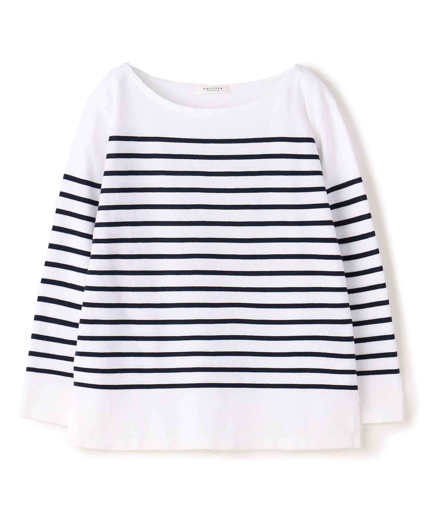 【トゥモローランド/TOMORROWLAND】のコットンボーダー ボートネックプルオーバー インテリア・キッズ・メンズ・レディースファッション・服の通販 founy(ファニー) 　ファッション　Fashion　レディースファッション　Fashion for Women　トップス・カットソー　Cut & Sew Tops　カジュアルプルオーバー・ニットトップス　Pullovers & Knit Tops / Casual Pullovers　2022年　2022　2022 春夏 S/S　Spring/Summer 2022 SS22　コンパクト　Compact, Small Size　トレンド　Trend, Trending Now　バランス　Balance, Style Balance　ベーシック　Basic, Essential　ボーダー　Border, Stripe　66 ネイビー系|ID: prp329100004814945 ipo3291000000034971983